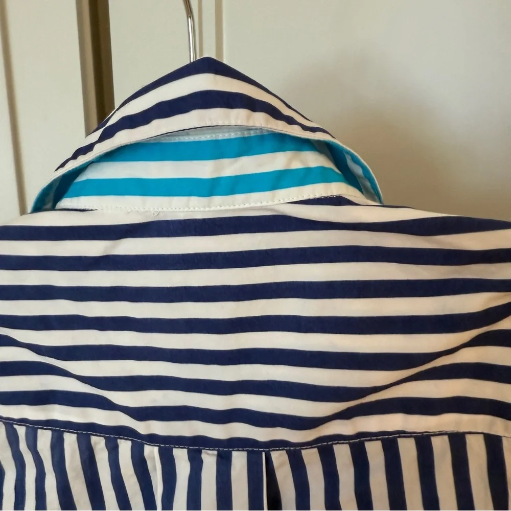 Sara Campbell Ingrid Shirtdress – Blue Stripes – Size XS – Nautical Chic – Excel - Picture 11 of 11